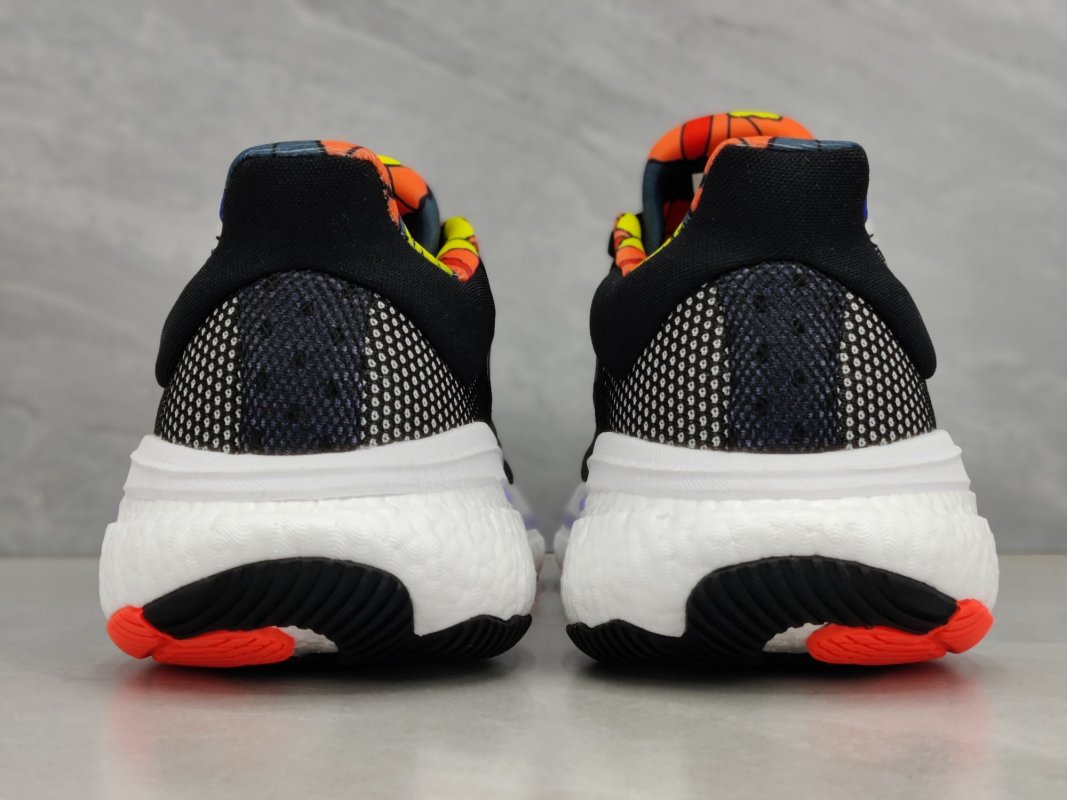 Adidas Solar Glide 5 Boost Black White Red Yellow Blue view