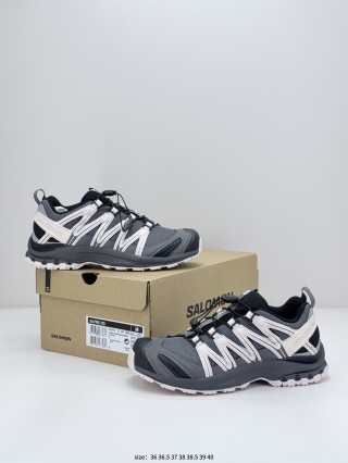 Salomon XA Pro 3D Suede Black Pink Trail Running Shoe