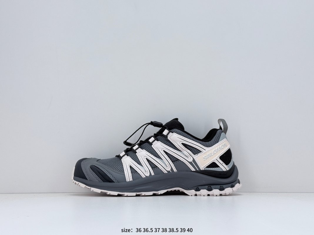 Salomon XA Pro 3D Suede Black Pink Trail Running Shoe view