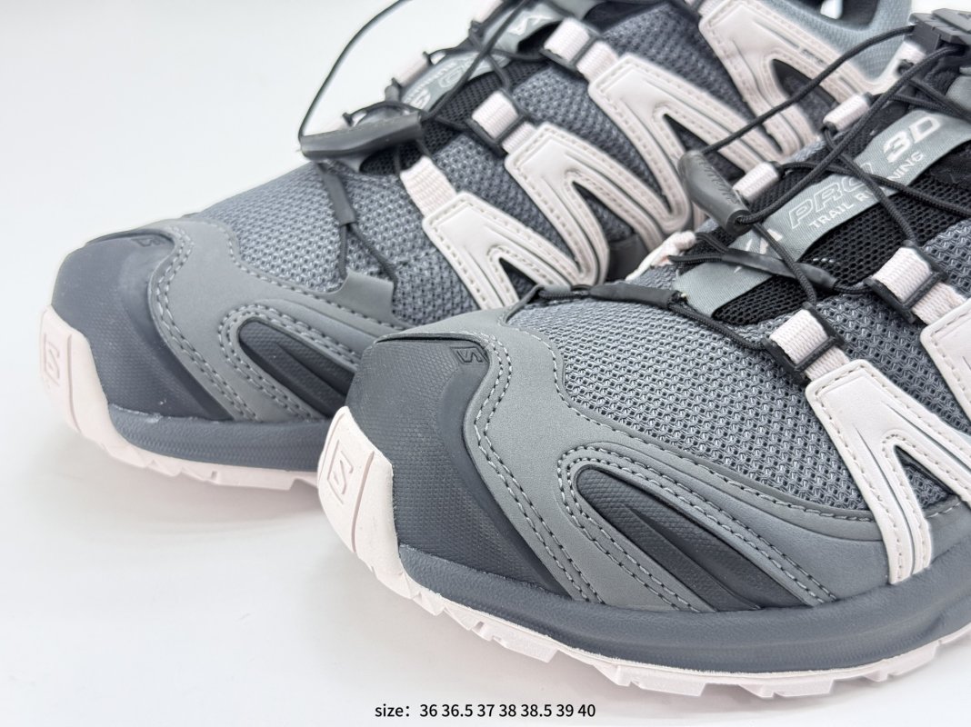 Salomon XA Pro 3D Suede Black Pink Trail Running Shoe view