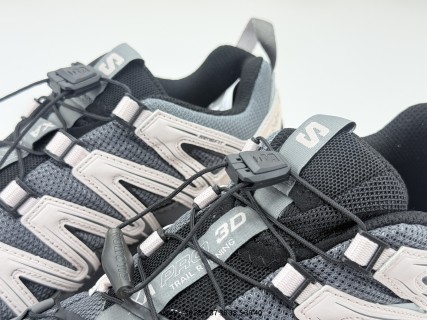 Salomon XA Pro 3D Suede Black Pink Trail Running Shoe view 9