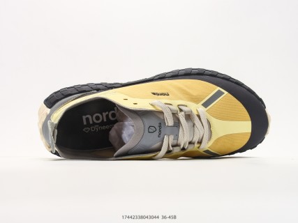 Norda 001 Yellow Black Low-Top Trail Running Shoe view 3