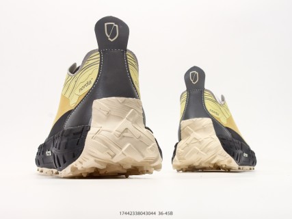 Norda 001 Yellow Black Low-Top Trail Running Shoe view 6