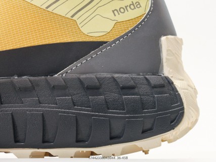 Norda 001 Yellow Black Low-Top Trail Running Shoe view 7