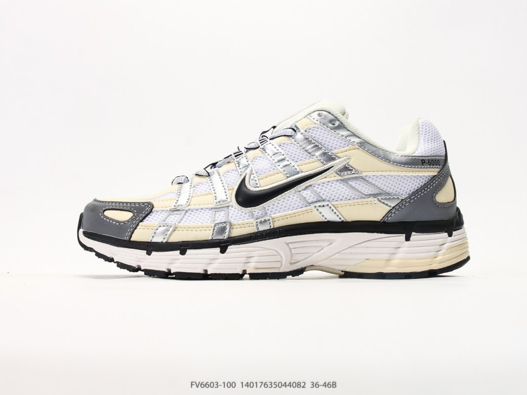 Nike P-6000 White Black Sail UA Replica Sneaker