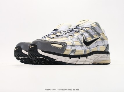 Nike P-6000 White Black Sail UA Replica Sneaker view 5
