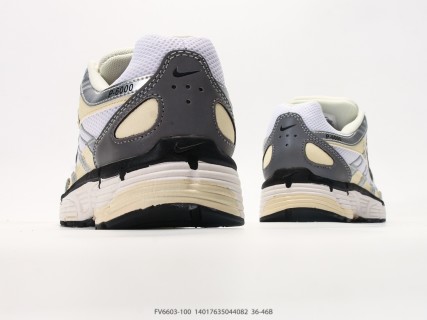 Nike P-6000 White Black Sail UA Replica Sneaker view 6