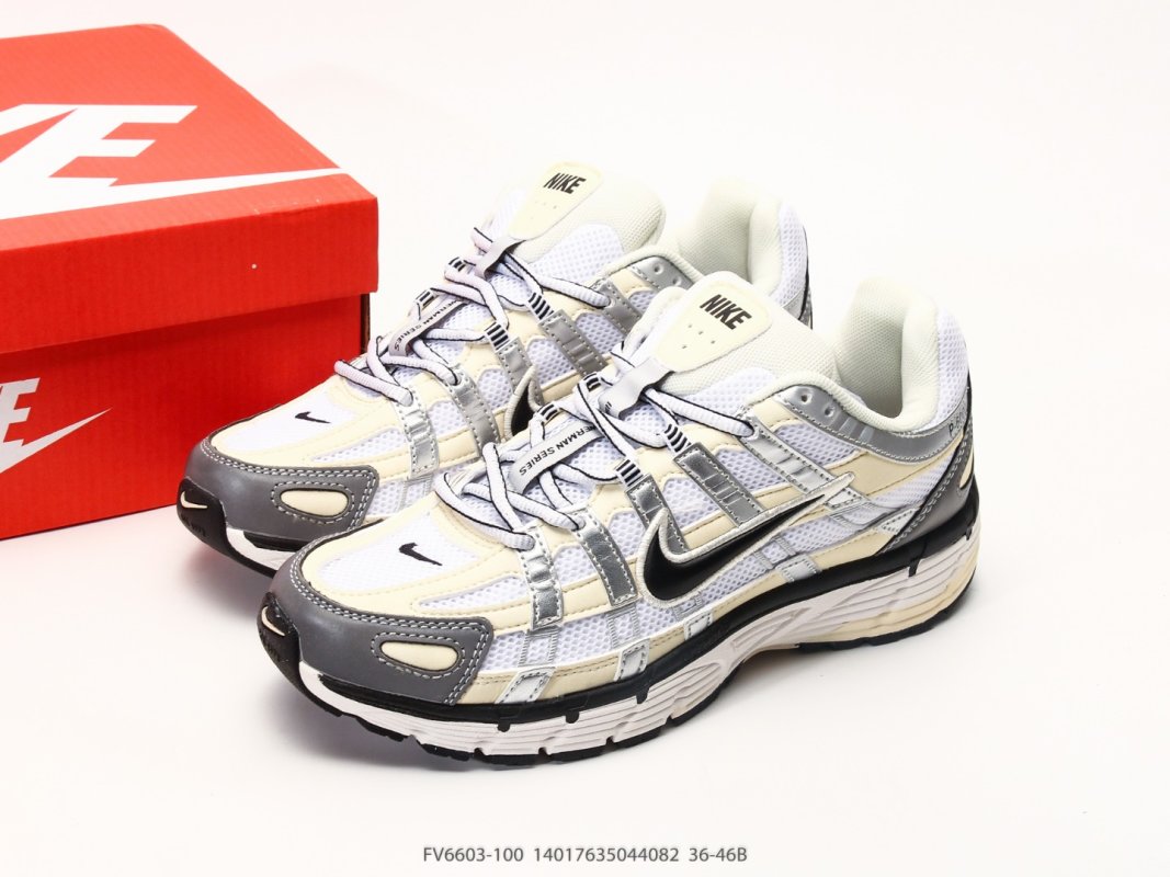 Nike P-6000 White Black Sail UA Replica Sneaker view