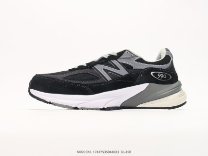 New Balance 990v3 Black Grey White Retro Running Shoe
