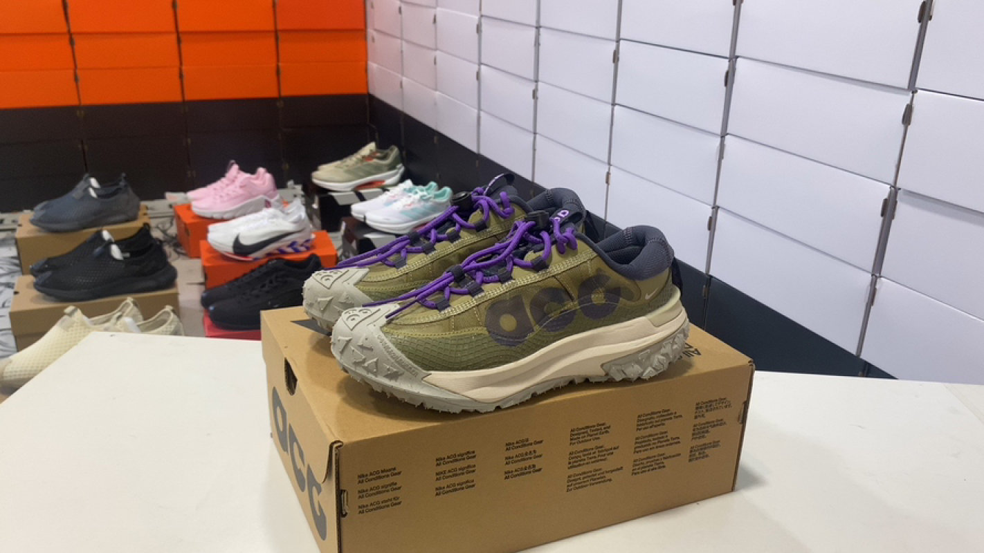 Nike ACG Mountain Fly 2 Low Brown Outdoor Hiking Trail Sneakers (UA)