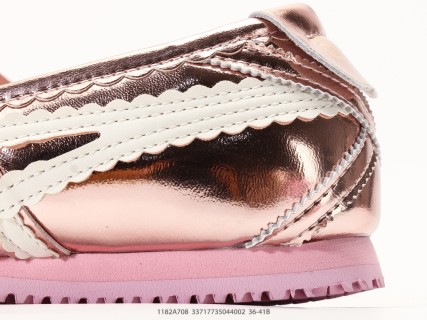 Onitsuka Tiger Mexico 66 Cream Pink Mary Jane Low-Top Casual Shoe view 7