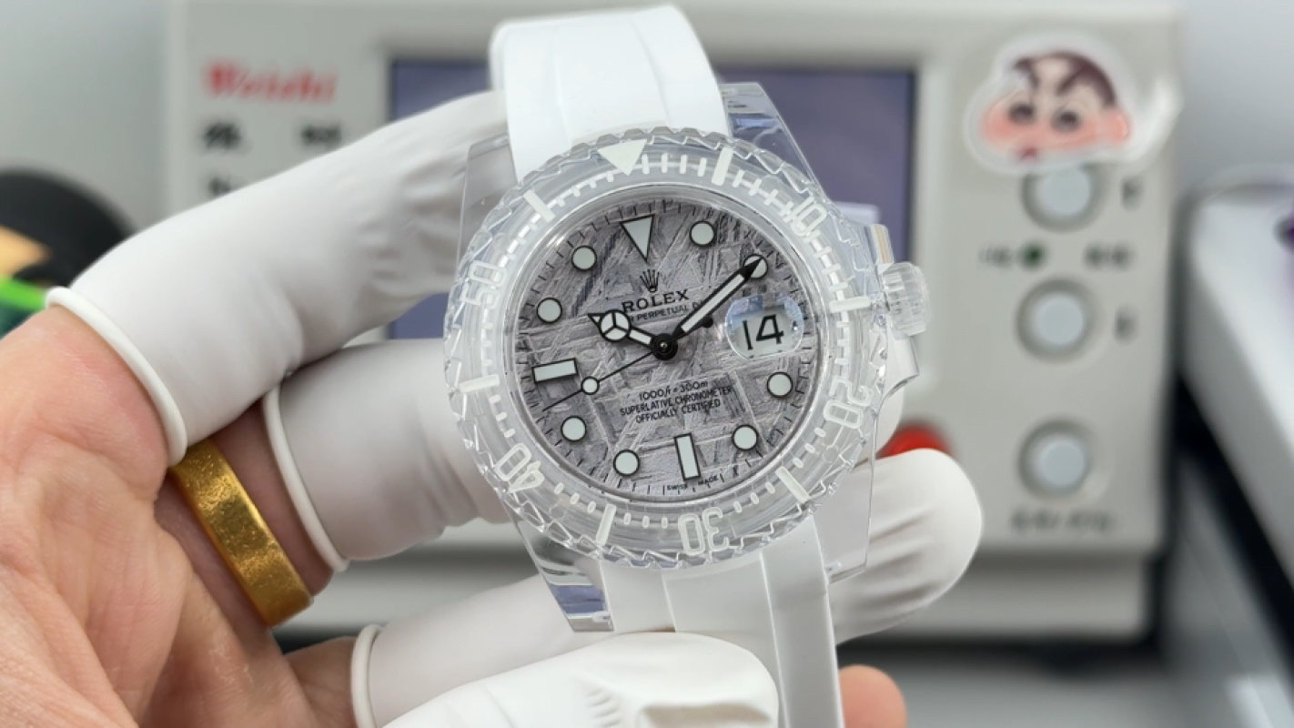 Rolex Submariner Crystal Ice PMMA Replica Watch 40mm