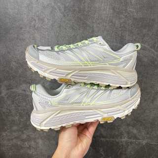 HOKA ONE ONE Mafate Speed 2 Low Cream Lime Trail Running Shoe