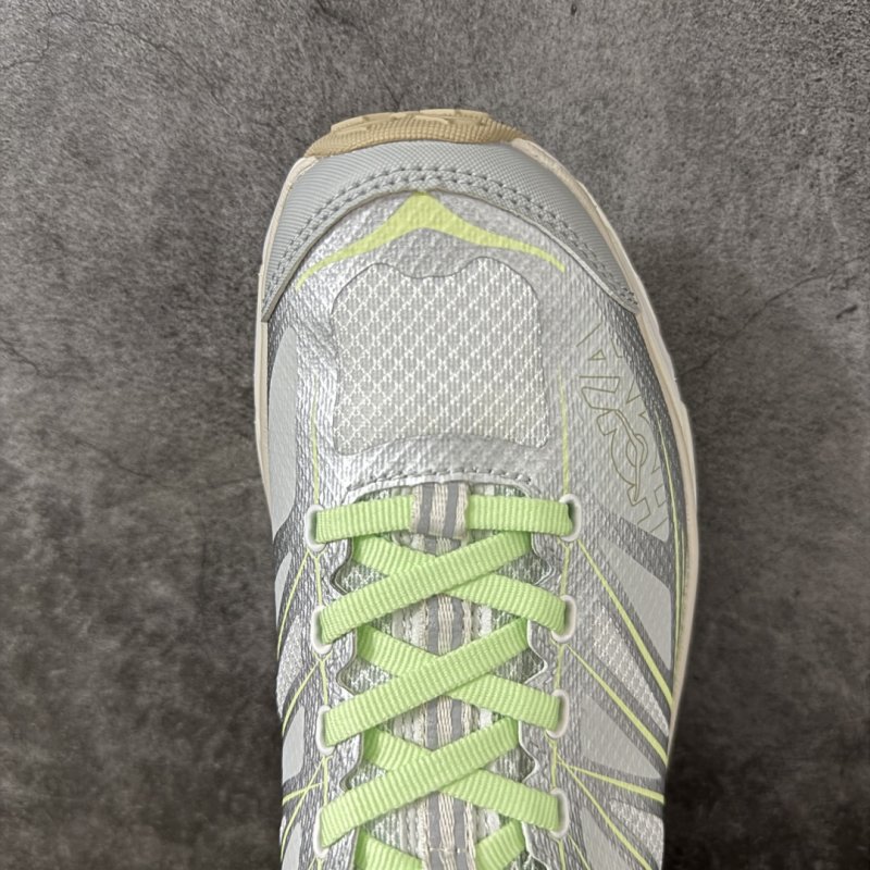 HOKA ONE ONE Mafate Speed 2 Low Cream Lime Trail Running Shoe view
