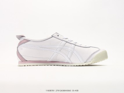 Onitsuka Tiger Mexico 66 Deluxe White Pink Leather UA Replica view 2
