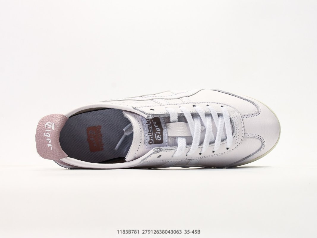 Onitsuka Tiger Mexico 66 Deluxe White Pink Leather UA Replica view