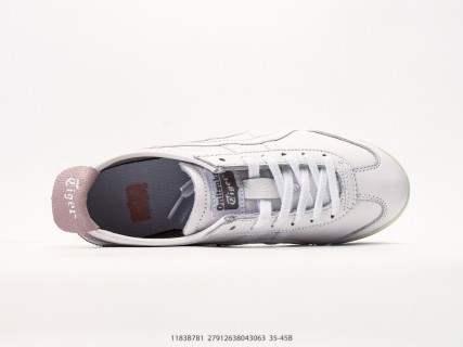 Onitsuka Tiger Mexico 66 Deluxe White Pink Leather UA Replica view 3