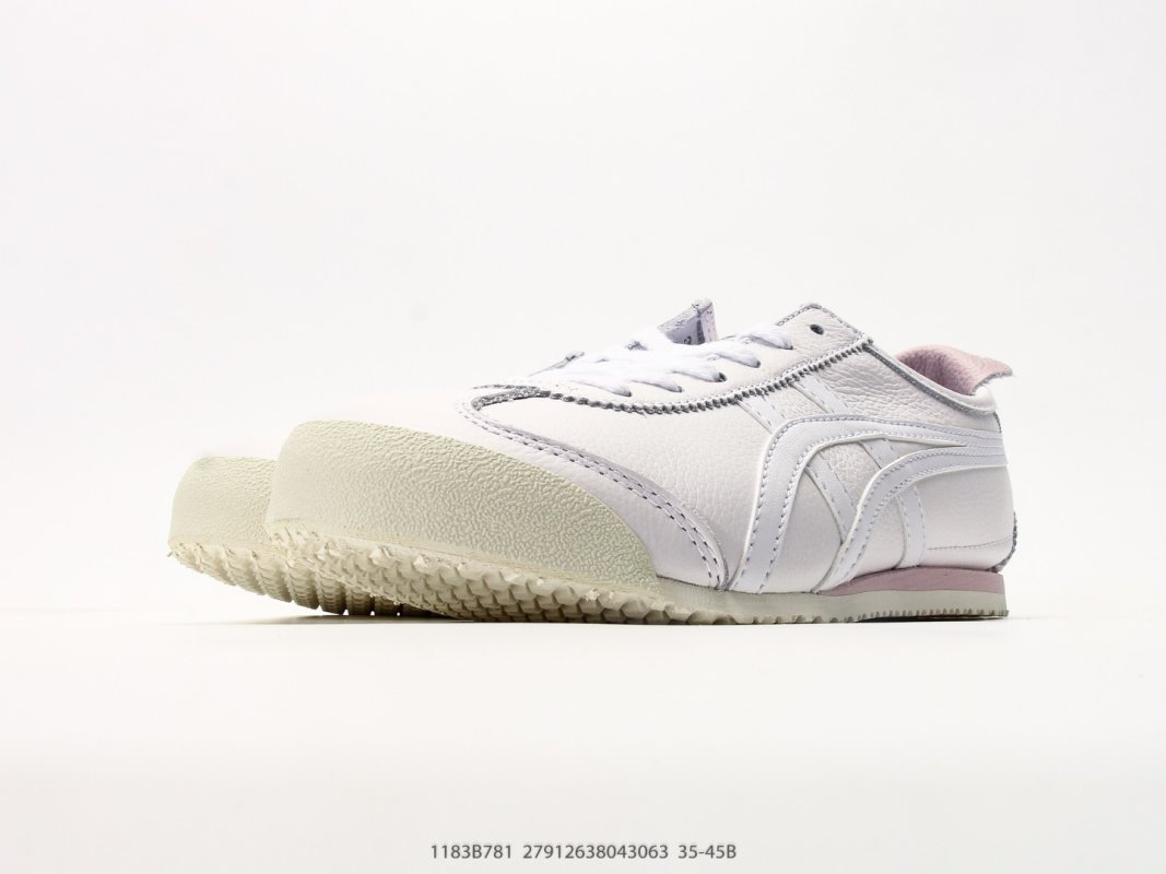 Onitsuka Tiger Mexico 66 Deluxe White Pink Leather UA Replica view