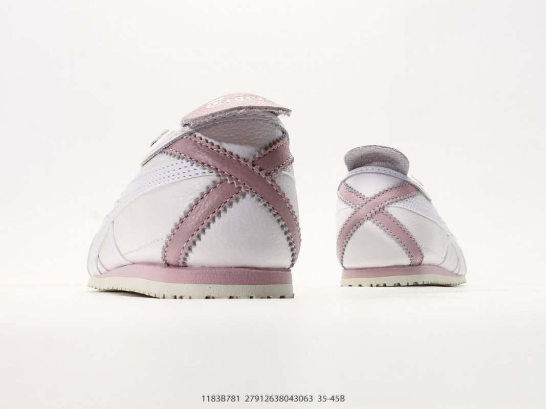 Onitsuka Tiger Mexico 66 Deluxe White Pink Leather UA Replica view