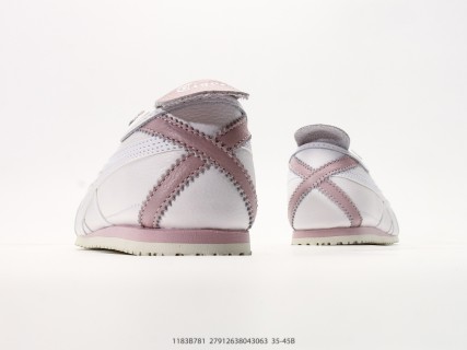 Onitsuka Tiger Mexico 66 Deluxe White Pink Leather UA Replica view 6