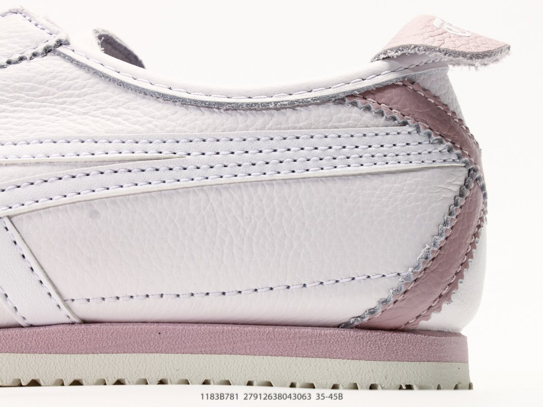 Onitsuka Tiger Mexico 66 Deluxe White Pink Leather UA Replica view