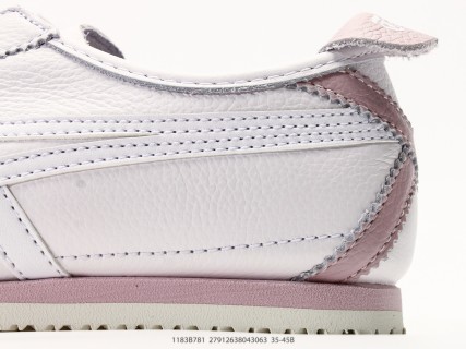 Onitsuka Tiger Mexico 66 Deluxe White Pink Leather UA Replica view 7