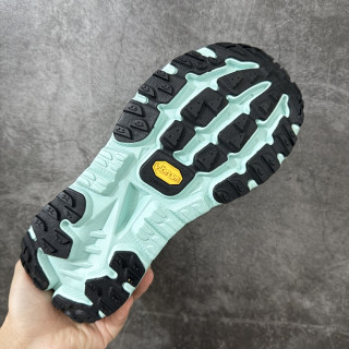 HOKA Mafate X Mint Green Orange Running Shoe view 10