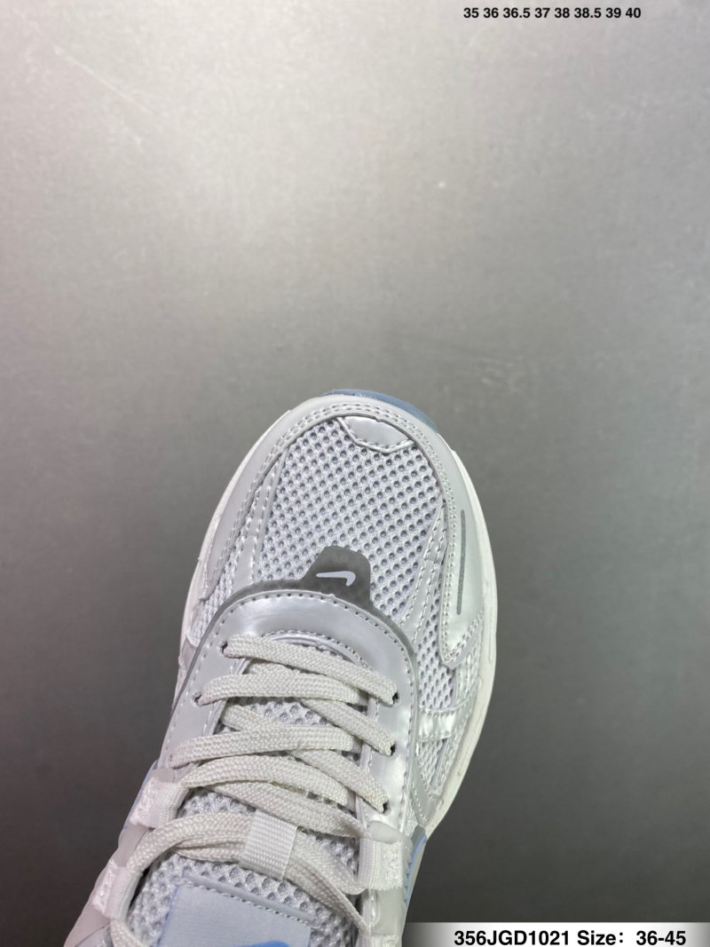 Nike V2K Runtekk White Grey Low-Top Running Shoe view