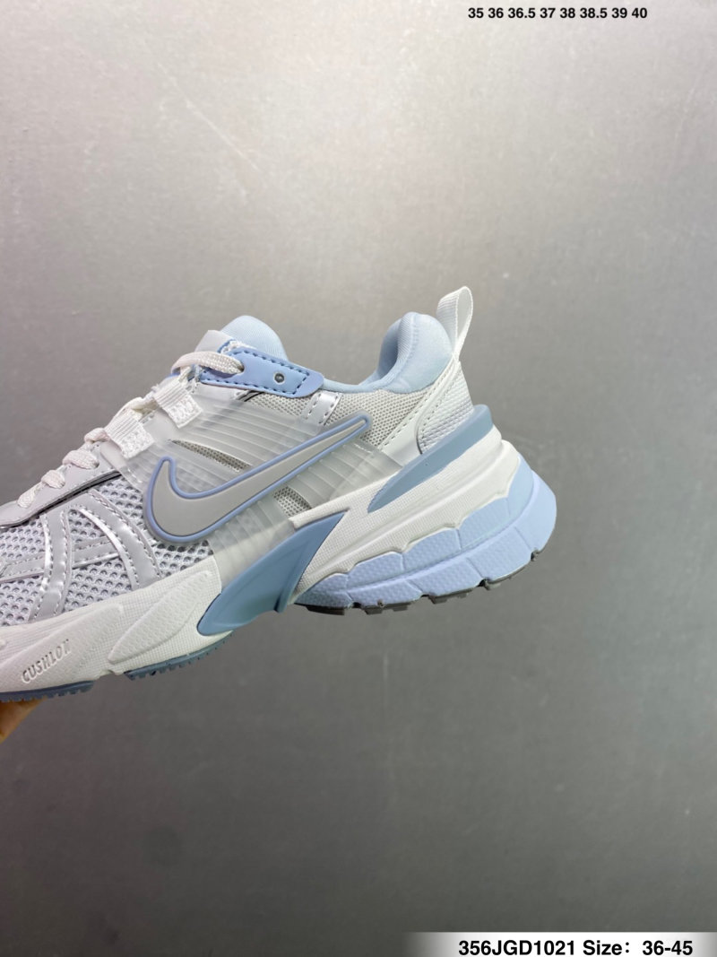 Nike V2K Runtekk White Grey Low-Top Running Shoe view
