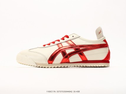 Onitsuka Tiger Mexico 66 NM Cream Red Leather Nylon