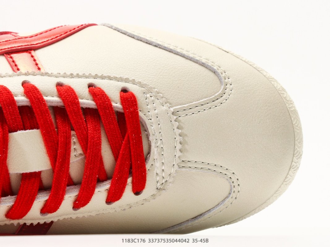 Onitsuka Tiger Mexico 66 NM Cream Red Leather Nylon view