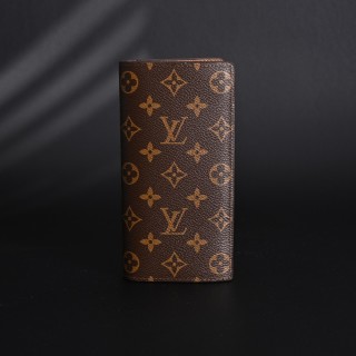Louis Vuitton Brazza Monogram Eclipse Long Wallet Replica view 2