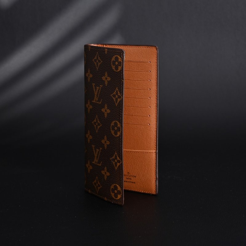 Louis Vuitton Brazza Monogram Eclipse Long Wallet Replica view