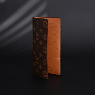 Louis Vuitton Brazza Monogram Eclipse Long Wallet Replica view 3