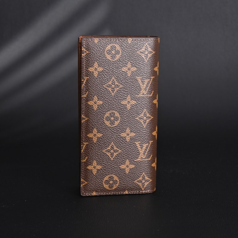 Louis Vuitton Brazza Monogram Eclipse Long Wallet Replica view