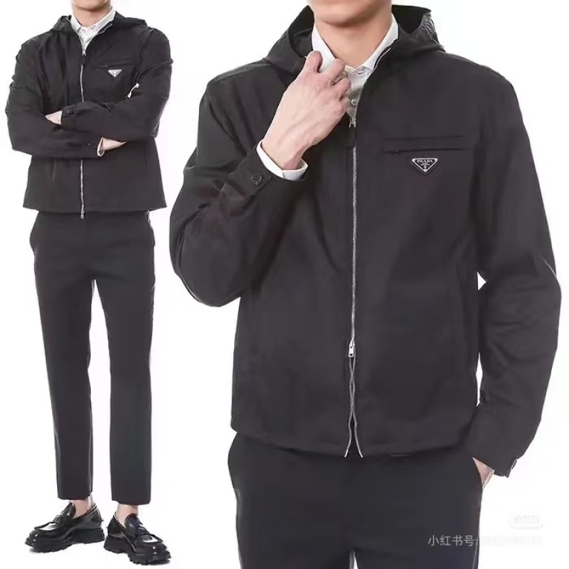 Prada Black Nylon Lightweight Jacket view