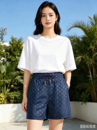 Gucci GG Monogram Navy Swim Shorts view 2