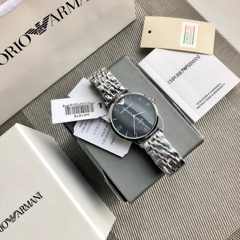 Emporio Armani AR1676 Classic Steel Watch 40mm view