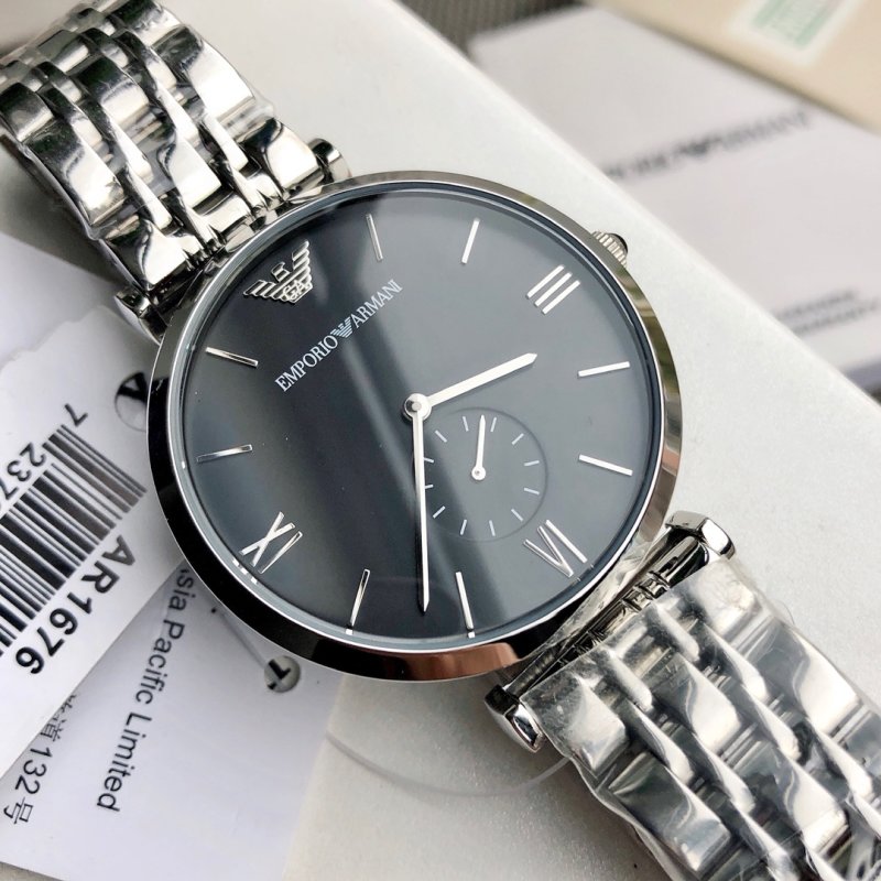 Emporio Armani AR1676 Classic Steel Watch 40mm view