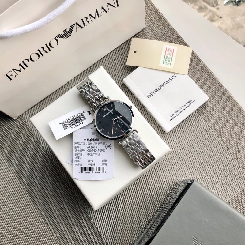 Emporio Armani AR1676 Classic Steel Watch 40mm view