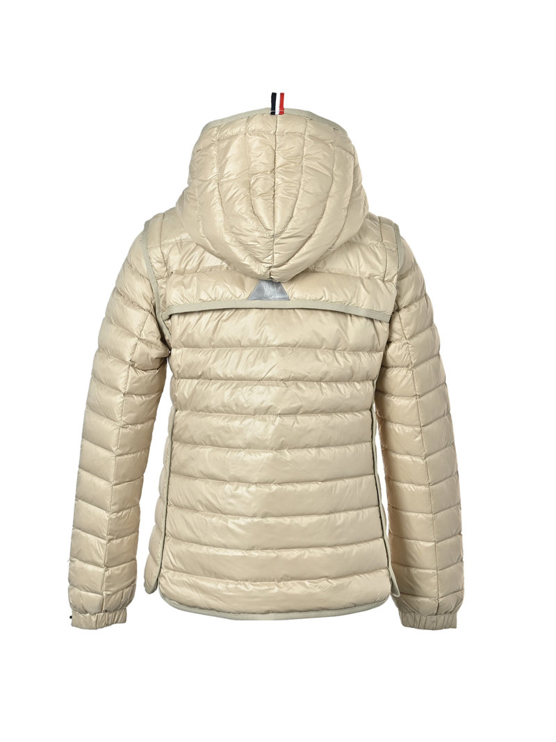 Moncler Grenoble Women's Removable Sleeve Puffer Jacket Cream view