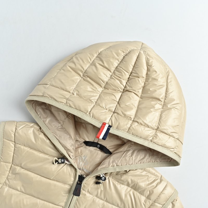 Moncler Grenoble Women's Removable Sleeve Puffer Jacket Cream view