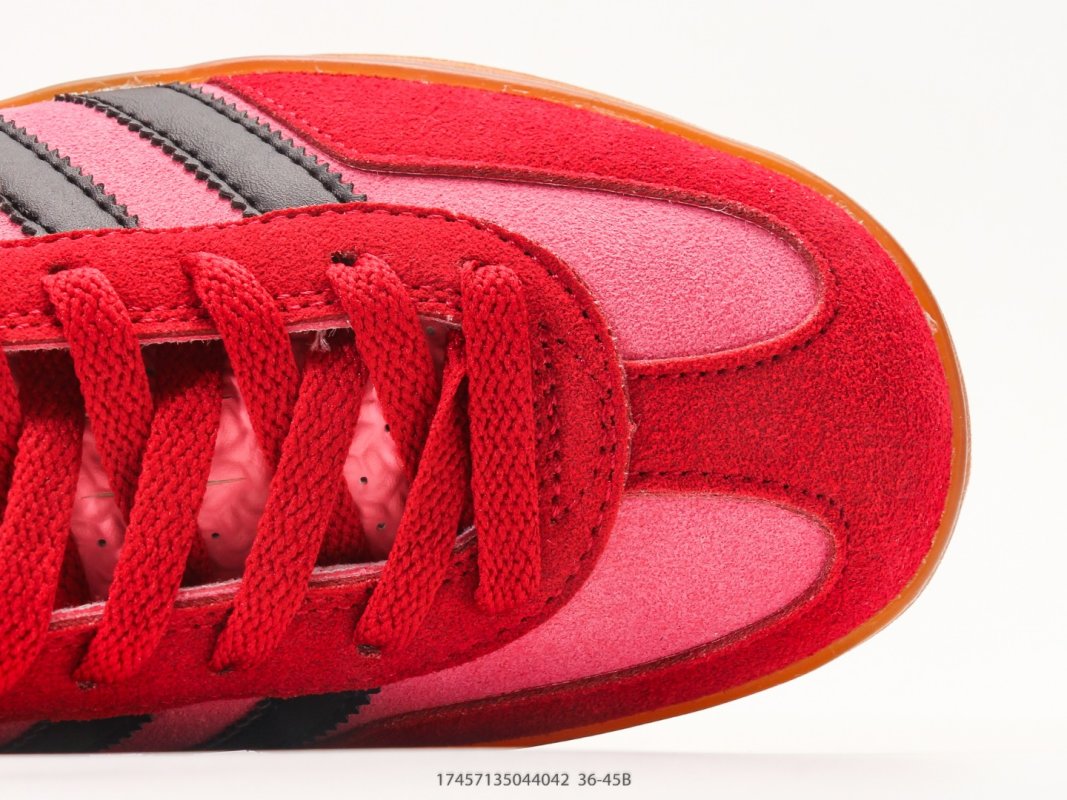 Adidas Gazelle Indoor Gucci Inspired Red Pink Green Low Top Sneaker view