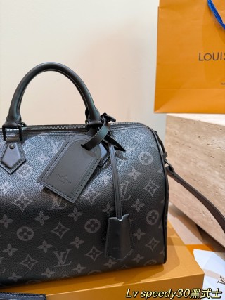 Louis Vuitton Speedy 30 Soft Monogram Noir Replica view 2