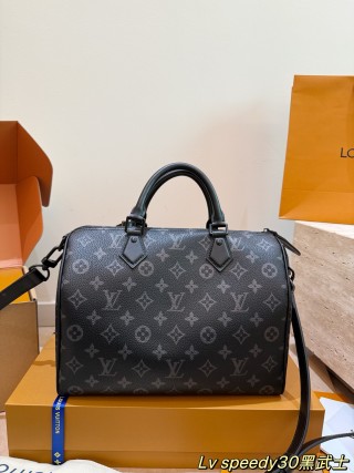 Louis Vuitton Speedy 30 Soft Monogram Noir Replica view 5
