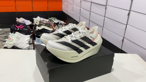 Adidas Adizero Prime X Evo White Black Racing Shoe KH7677