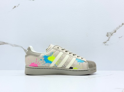 Adidas Superstar 2 Shell Toe Gray Multi-Color Rep Sneaker view 2