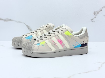 Adidas Superstar 2 Shell Toe Gray Multi-Color Rep Sneaker view 5