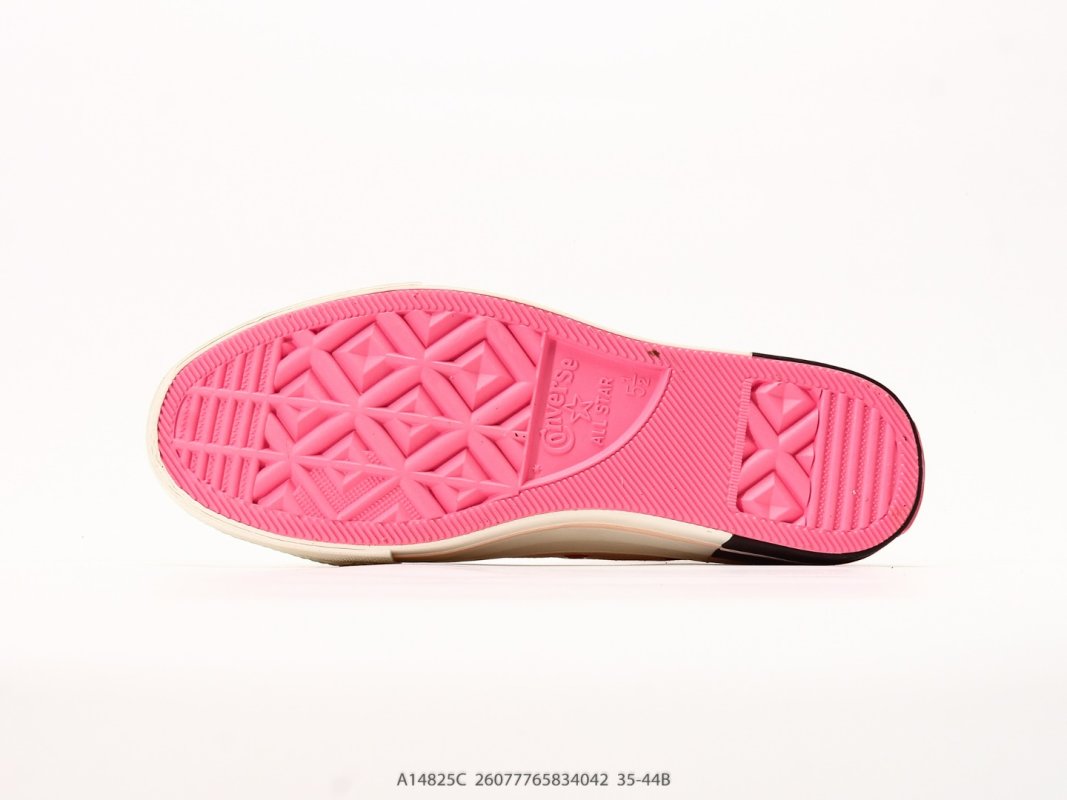 Converse All Star Lift Pink Black High Platform Canvas view