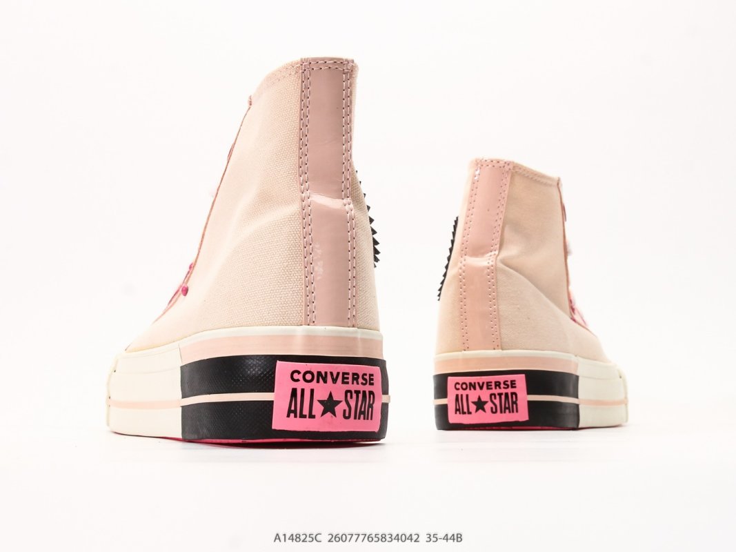 Converse All Star Lift Pink Black High Platform Canvas view
